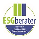 Logo ESG Berater – Fachberater für nachhaltiges Versicherungswesen®